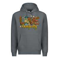 Rock Love Camping Premium Hoodie - CowhideDigitalArt