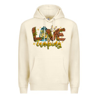 Sandshell Love Camping Premium Hoodie - CowhideDigitalArt
