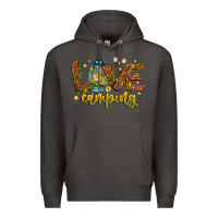 Smoke Love Camping Premium Hoodie - CowhideDigitalArt