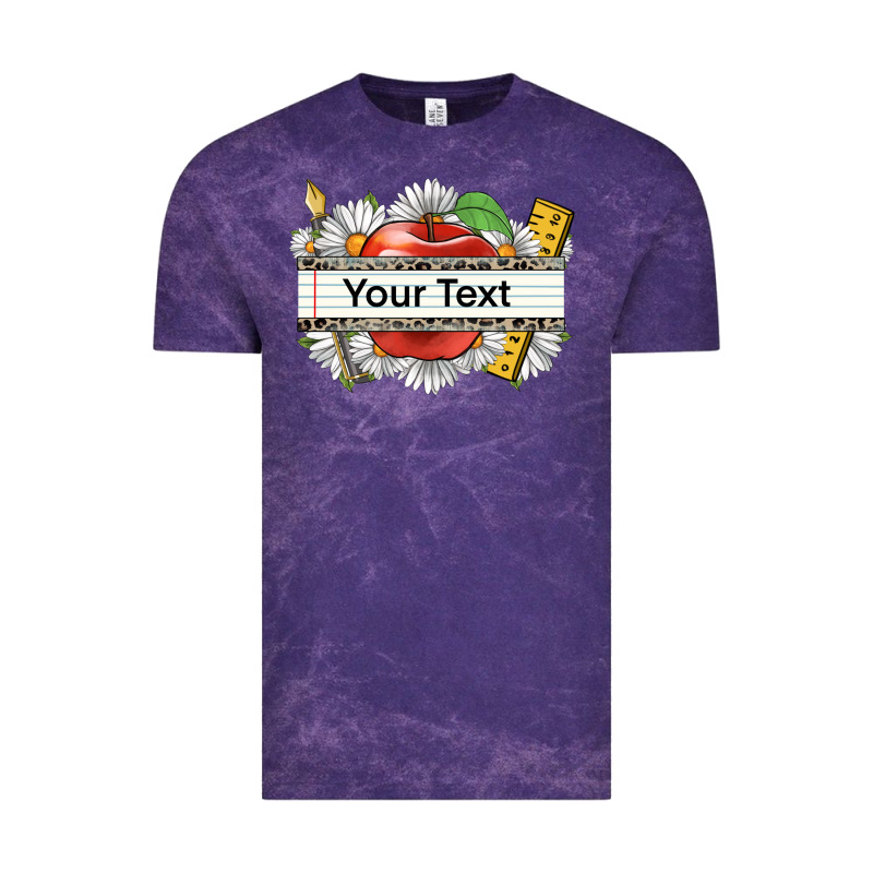 Floral Teacher Custom Name Vintage Tee by CowGirlArtShop | Teevron