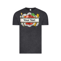 Vintage Black floral teacher custom name Vintage Tee - CowGirlArtShop