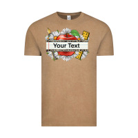 Vintage Coffee floral teacher custom name Vintage Tee - CowGirlArtShop
