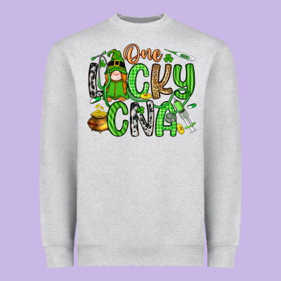 One Lucky Cna Heavyweight Sweatshirt Designed By Artiststas
