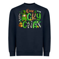 Navy one lucky cna Heavyweight Sweatshirt - Artiststas