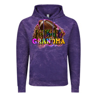 Cloud Purple football grandma Vintage Hoodie - OliviaCreatesArt