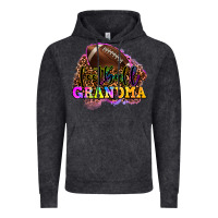 Vintage Black football grandma Vintage Hoodie - OliviaCreatesArt