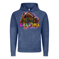 Vintage Denim football grandma Vintage Hoodie - OliviaCreatesArt