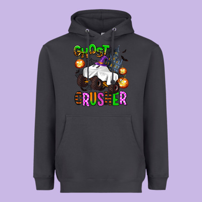 Ghost Crusher Heavyweight Hoodie Designed By Adodesignshop