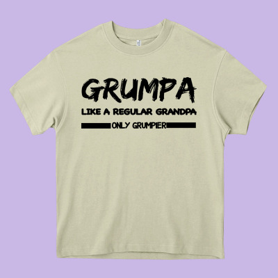 Grumpa Heavy Core Tee Designed By Bettercallsaul
