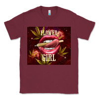 Burgundy flower girl Classic Tee - TumblerDesignByShophia