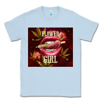 Dusty Blue flower girl Classic Tee - TumblerDesignByShophia