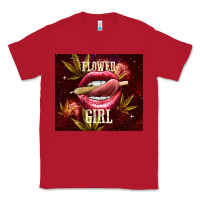 Red flower girl Classic Tee - TumblerDesignByShophia