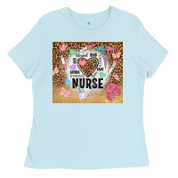 Baby Blue nurrse tumbler tbs Ladies Tee - TumblerDesignByShophia
