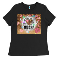 Black nurrse tumbler tbs Ladies Tee - TumblerDesignByShophia