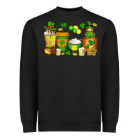 Black st patrick's day coffee cups with gnome Heavyweight Sweatshirt - Artiststas