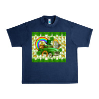 Navy St. Patrick's truck Urban Heavy Tee - CowGirlArtShop