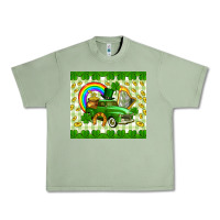 Oil Green St. Patrick's truck Urban Heavy Tee - CowGirlArtShop