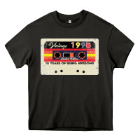 Asphalt 30th birthday 30 years 1990 retro tape cassette Heavy Core Tee - Bettercallsaul