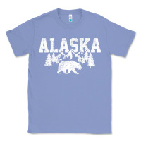 Colony Blue Alaska Mountains Forest Hunting Usa Classic Tee - longCreatives