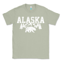 Matcha Alaska Mountains Forest Hunting Usa Classic Tee - longCreatives