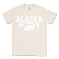 Natural Alaska Mountains Forest Hunting Usa Classic Tee - longCreatives