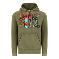 Vintage Olive teacher fuel Vintage Hoodie - OliviaCreatesArt