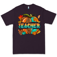 Plum Teacher pumpkin Premium Tee - NancyCooperArtShop
