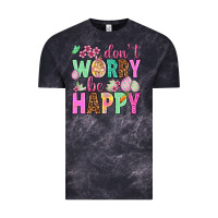 Cloud Black Don't worry be happy Easter Day Vintage Tee - HowdyJamesFarm