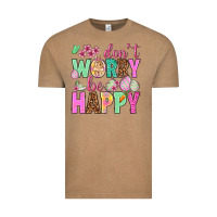 Vintage Coffee Don't worry be happy Easter Day Vintage Tee - HowdyJamesFarm