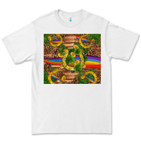 White st patricks day horseshoe shamrock rainbow gold Premium Tee - RanaPortraitStore