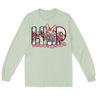 Matcha Easter Day Hop bunny Long Sleeve Tee - OliviaCreatesArt