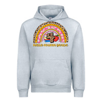 Heather Grey back to school rainbow hello fourth grade Urban Hoodie - AdoDesignShop