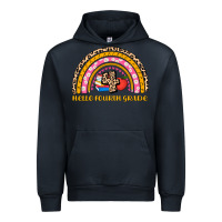 Navy back to school rainbow hello fourth grade Urban Hoodie - AdoDesignShop