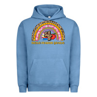 Pigment Pebble Blue back to school rainbow hello fourth grade Urban Hoodie - AdoDesignShop