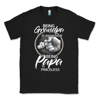 Black being grandpa is an honor being papa is priceless, gift dad Classic Tee - longCreatives