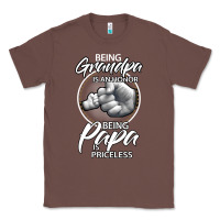 Chestnut being grandpa is an honor being papa is priceless, gift dad Classic Tee - longCreatives