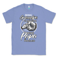 Colony Blue being grandpa is an honor being papa is priceless, gift dad Classic Tee - longCreatives