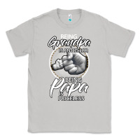 Moon Dust being grandpa is an honor being papa is priceless, gift dad Classic Tee - longCreatives
