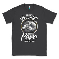 Smoke being grandpa is an honor being papa is priceless, gift dad Classic Tee - longCreatives