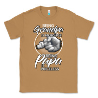 Toasted Coconut being grandpa is an honor being papa is priceless, gift dad Classic Tee - longCreatives