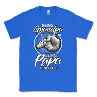 True Royal being grandpa is an honor being papa is priceless, gift dad Classic Tee - longCreatives