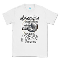 White being grandpa is an honor being papa is priceless, gift dad Classic Tee - longCreatives