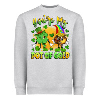 Heather Grey you're my pot of gold Heavyweight Sweatshirt - Artiststas
