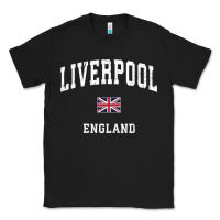 Black Liverpool England Vintage Athletic Sports Design Classic Tee - longCreatives