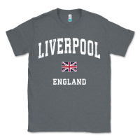 Charcoal Heather Liverpool England Vintage Athletic Sports Design Classic Tee - longCreatives
