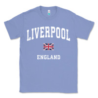 Colony Blue Liverpool England Vintage Athletic Sports Design Classic Tee - longCreatives