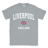 Heather Grey Liverpool England Vintage Athletic Sports Design Classic Tee - longCreatives