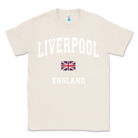 Natural Liverpool England Vintage Athletic Sports Design Classic Tee - longCreatives