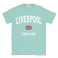 Seafoam Liverpool England Vintage Athletic Sports Design Classic Tee - longCreatives