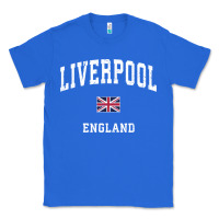 Liverpool England Vintage Athletic Sports Design Classic Tee | Teevron